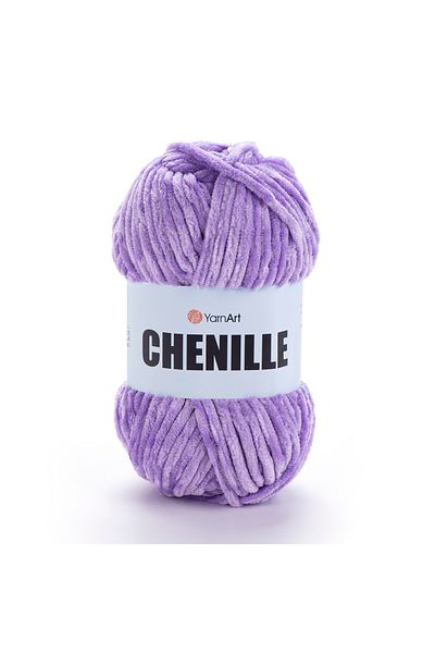 Yarnart Chenille - Πλεκτό Χέρι Νήμα Λιλά-544