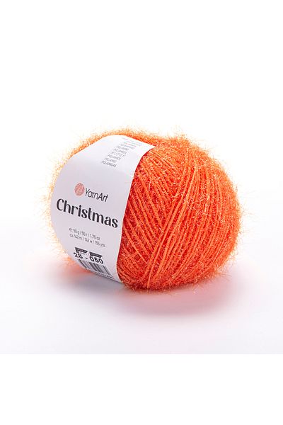 Yarnart Πορτοκαλί Sparkling Hand Knitted - Χριστουγεννιάτικο νήμα-28