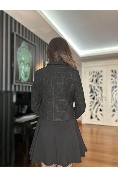 Atelier Derin Черно туидово яке