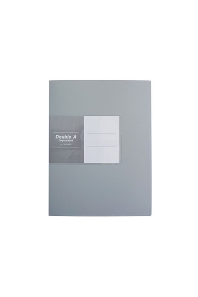 DOUBLE A Pocket File A4/20 Pockets Grey Color|Suitable for School and Office Purpose