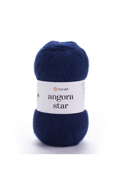 Yarnart Angora Star Navy Blue-583 - Μοντέλο νήμα πλεξίματος στο χέρι