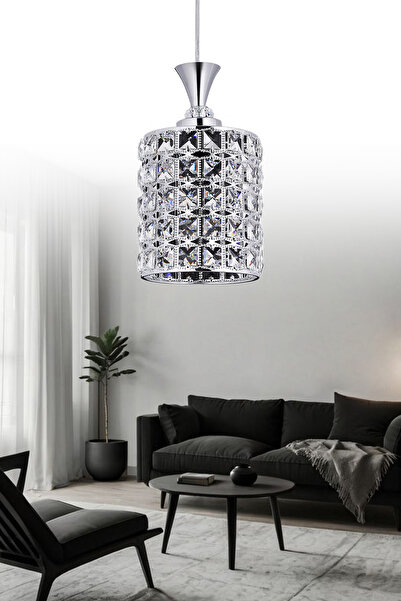 ŞL Şef Light GY-25 25'LIK GOLD KRİSTAL TAŞLI LÜKS TEKLİ SALON-MUTFAK-ODA-HOL ...