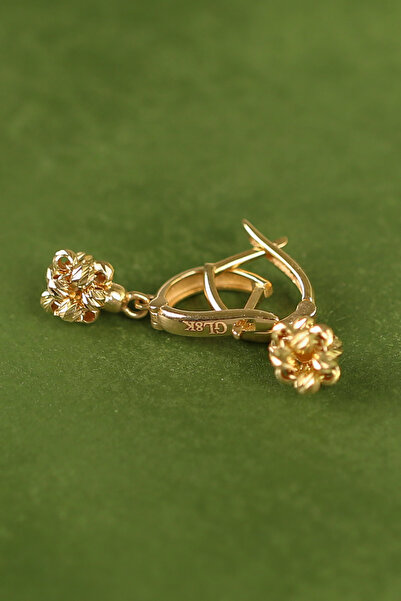 Çgk Çiğdem Gürel Kuyumculuk Dorikalı Altın Küpe