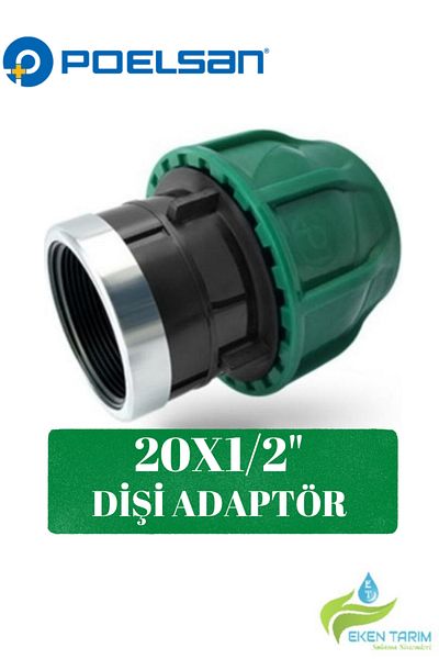POELSAN Cable Female Adapter Pipe Insert Device 20X1/2