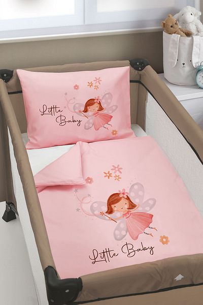 Homamia 75X120 Park Bed and Crib Duvet Cover Set - Custom Printed, Without Crossbeds