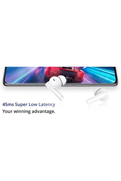 realme Buds Air 5 Wireless Earbuds with 50dB Active Noise Cancellation (Arctic White)