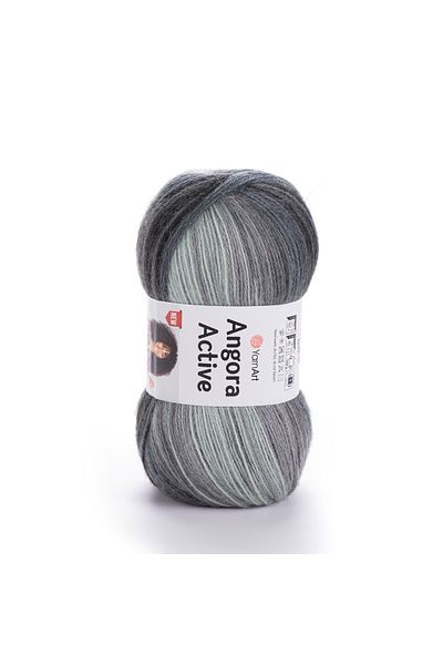 Yarnart ΜΠΡΟΥΛΙ ΧΕΙΡΟΠΟΙΗΤΟ ΝΗΜΑ ΠΛΕΚΤΟΣ - ANGORA ACTIVE NEW -840