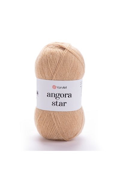 Yarnart Angora Star Knitting Yarn - Χρώμα δέρματος, Χειροποίητο, Μοντέλο 511