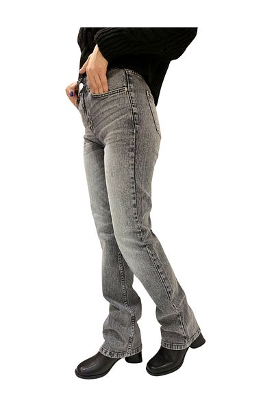 Dilvin 71725 Comfort Lycra Straight Anthracite Denim Pants