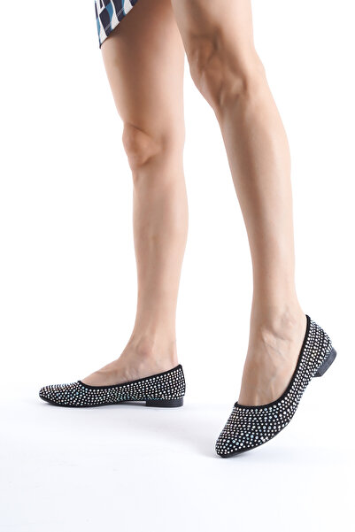 hmdyıl babet süet taşlı siyah