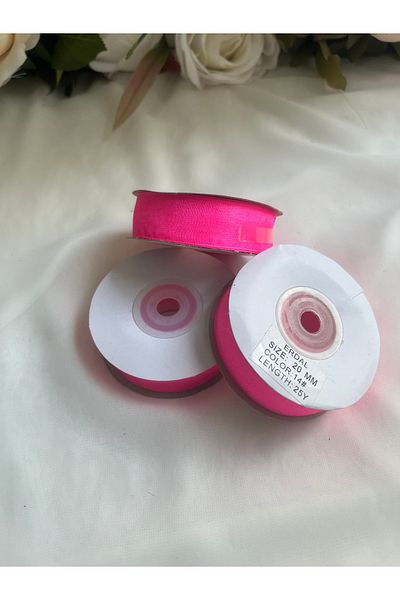 partici dükkanı 1 Piece - Organza Ribbon - 2cm Width - 22m Length
