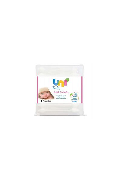 Uni Baby Emniyetli Kulak Çubuğu 60 Lı