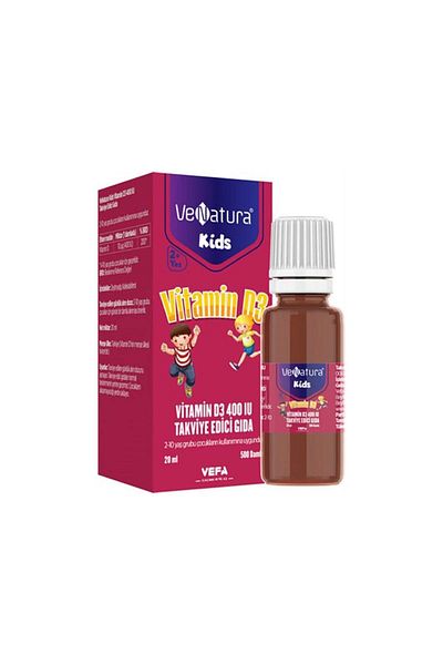 VeNatura Vitamin D3 for Children - 400 IU 20 ml