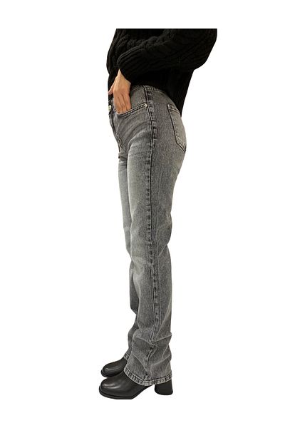 Dilvin 71725 Comfort Lycra Straight Anthracite Denim Pants