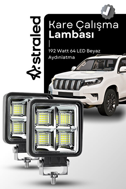 ASTRA LED Off Road Geniş Açı 4 Inç 64 Led Iş Makinesi Kamyon Traktör Projektö...