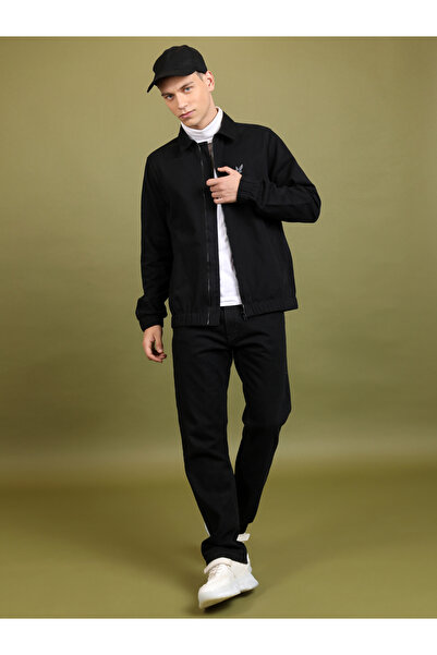 Highlander By Styli Collared Zip Up Regular Fit Jacket