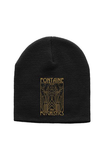 Tshirthane Черна плетена шапка Bioshock Fontaine Futuristics