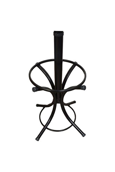 Kozan Metal Ayaklı Askılık Elbise Askısı Portmanto Asma Yeri Ve Şemsiyelik Bölümü