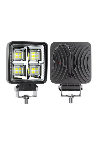 ASTRA LED Off Road Geniş Açı 4 Inç 64 Led Iş Makinesi Kamyon Traktör Projektör Çalışma Sis Lambası 2 Adet