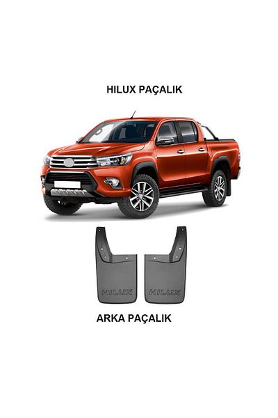 HILUX Toyota Hilux 2015-2021 Compatible Leg Rack Dust Cover 2 Pieces Rear Leg Rack
