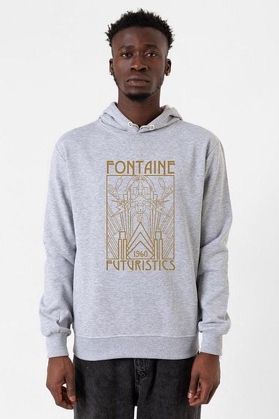 Tshirthane Bioshock Fontaine Futuristics - Ανδρικό φούτερ με κουκούλα