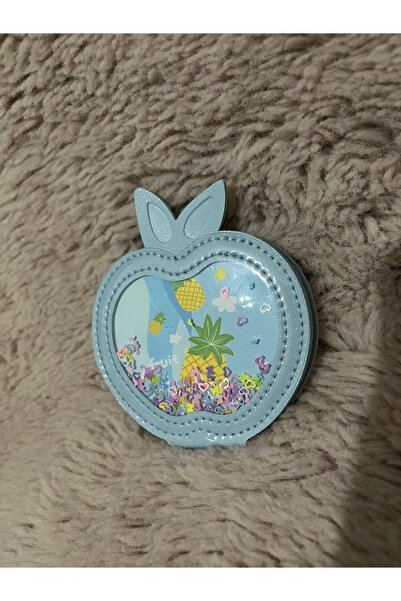 Ramilabutik Kılıflı, simli çift taraflı  cep aynası