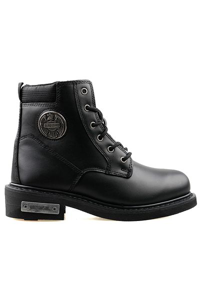 Harley Davidson 025g 100128   Jim Black Oiled Leather Women's Casual Boots