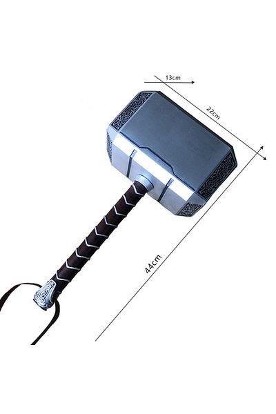 Choice مطرقة B 1:1 Cosplay Thor Hammer Toys Custome Accessory Stage Property Pu Kids Boy Gift 44cm
