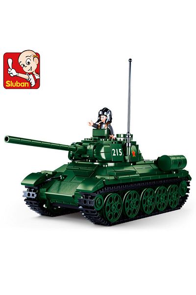 Choice 497pcs No Box 0982 Military Challenger Leopard Panther Heavy Main Battle Tank Soldier Building Block