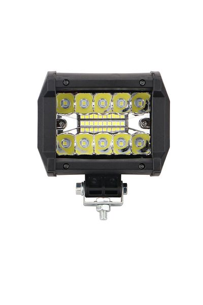 Choice شريط إضاءة LED أبيض 12 فولت 1 قطعة للطرق الوعرة مع إضاءة فائقة السطوع 6000 كلفن لسيارة الدفع الرباعي 4x4 B