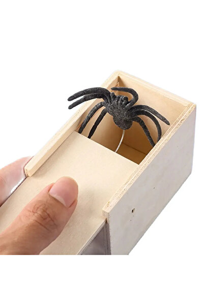 Choice قطعة واحدة من مقلب خشبي رمادي اللون، مزحة عملية، مزحة منزلية، صندوق أل...