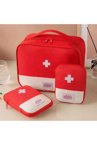 Choice حقيبة تنظيم متعددة الوظائف محمولة باللون الأحمر مقاس واحد، حقيبة خفيفة الوزن للتخييم في الهواء الطلق والسفر