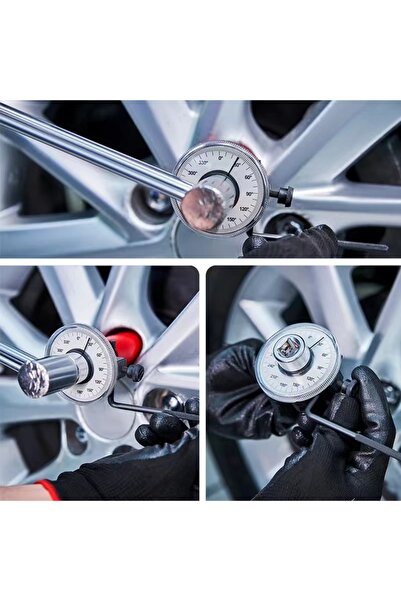 Choice Torque Wrench Torquemeter Dial Hand Tool Auto Service Equipment Garage Calibrated in Degrees Auto...