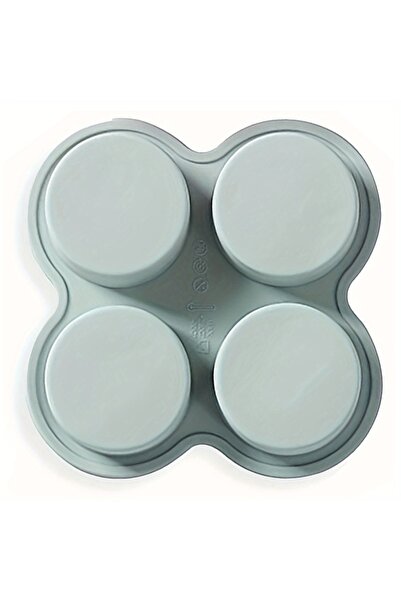 Choice Gray 1PCS Air Fryer Egg Mold Round Shape Eggs Mold 4 Cavity Non-Stick ...