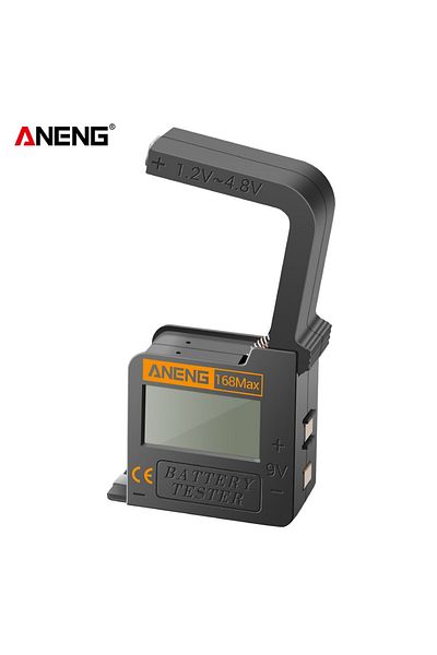 ANENG 168max Black 168max Digital Lithium Battery Tester Capacity Universal Test Checkered Load Anal
