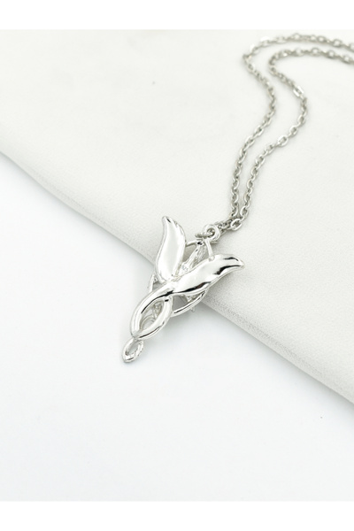 Brezza Lusso Jewelry Gümüş Kaplama Akşam Yıldızı Evenstar- Arwen Kolye - M248