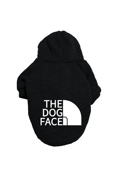 Choice 9xl 31.5-36.0kg Df-black-01 Pet Dog Hoodies Autumn And Winter Season Large Dog Clothes Dog Face Text