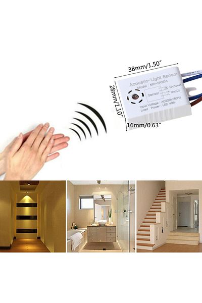 Szaoju 1pcs 220v Module Detector Auto On Off Intelligent Sound Voice Sensor Light Switch Use In Corridor Ba