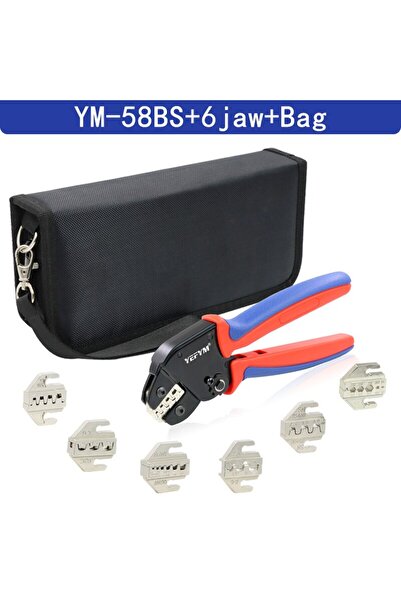 YEFYM كماشة صغيرة Ym-58bs 6jaw لأنابيب Xh2.54/dupont/2.8/4.8/6.3/غير معزولة/أ...