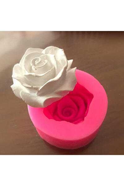 Choice قالب سيليكون ثلاثي الأبعاد على شكل وردة وردية لتزيين الكيك والفوندان و...