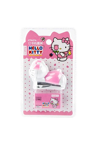 Choice Hello Kitty New Sanrio Hello Kitty Creative Cute Kawaii Cartoon Anime Student Mini Small Office Stap