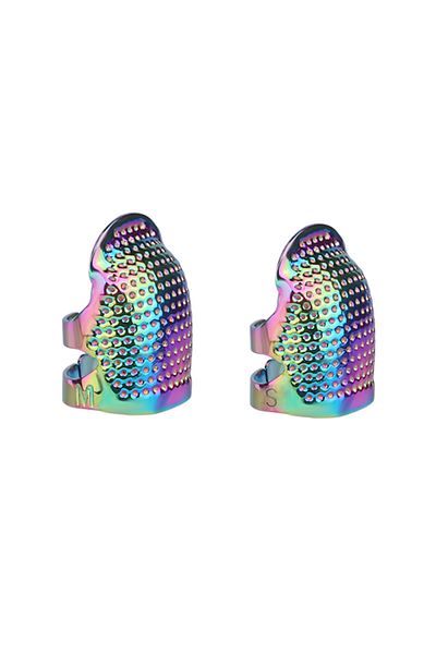 Choice Type5 Kraball 2pcs Sewing Thimble Vintage Finger Protector Antique Long Nail Thimble For Needlework
