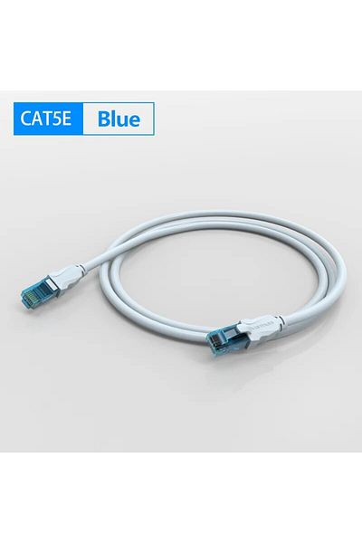 Choice Cat5e Ice Blue 0.75m Bundle1 Vention Ethernet Cable Cat5e Gigabit High Speed 100mbps Internet Cable