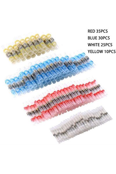 Choice 100pcs Waterproof Solder Seal Heat Connector Shrink Butt Connectors Lug Terminals Electrical Wire...
