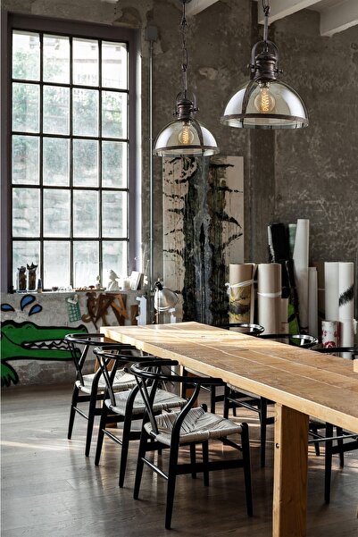 Avonni 5063 Serisi Siyah Avize AV-5063-1BSY