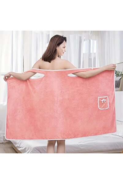 Choice 1pc 85x135cm Pink Womens Bath Towels Girls Fast Drying Beach Spa Bathrobes Shower Gym Clothing