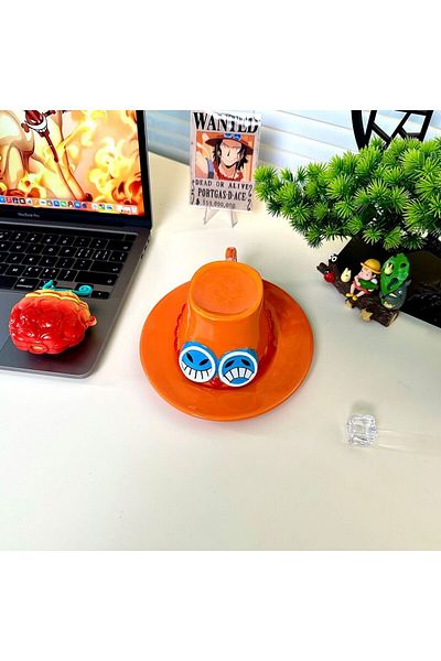 Choice 201-300ml 1pcs Anime One Piece Cosplay Mug Water Cup Creative Luffy Ace Sabo Ceramic Cup Three Broth