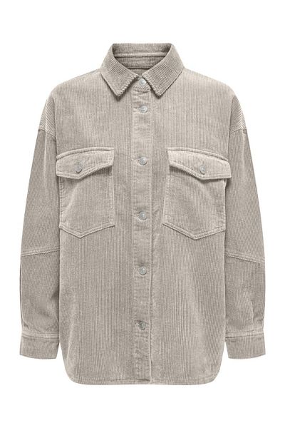 ONLY Onltiggy L/S Cord Shacket Pnt Women's Beige Jacket - 15331547
