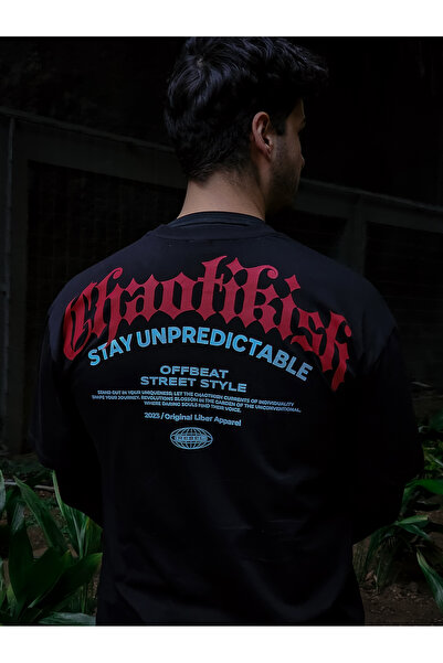 Liber Chaotikish - %100 Pamuk Oversize Tshirt