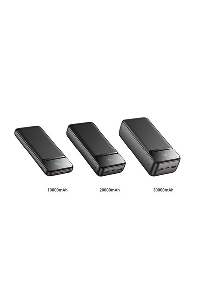 iOsuite 20,000 mAh (PD20W+ 22.5W, LED) Power Bank Black - T166-2W